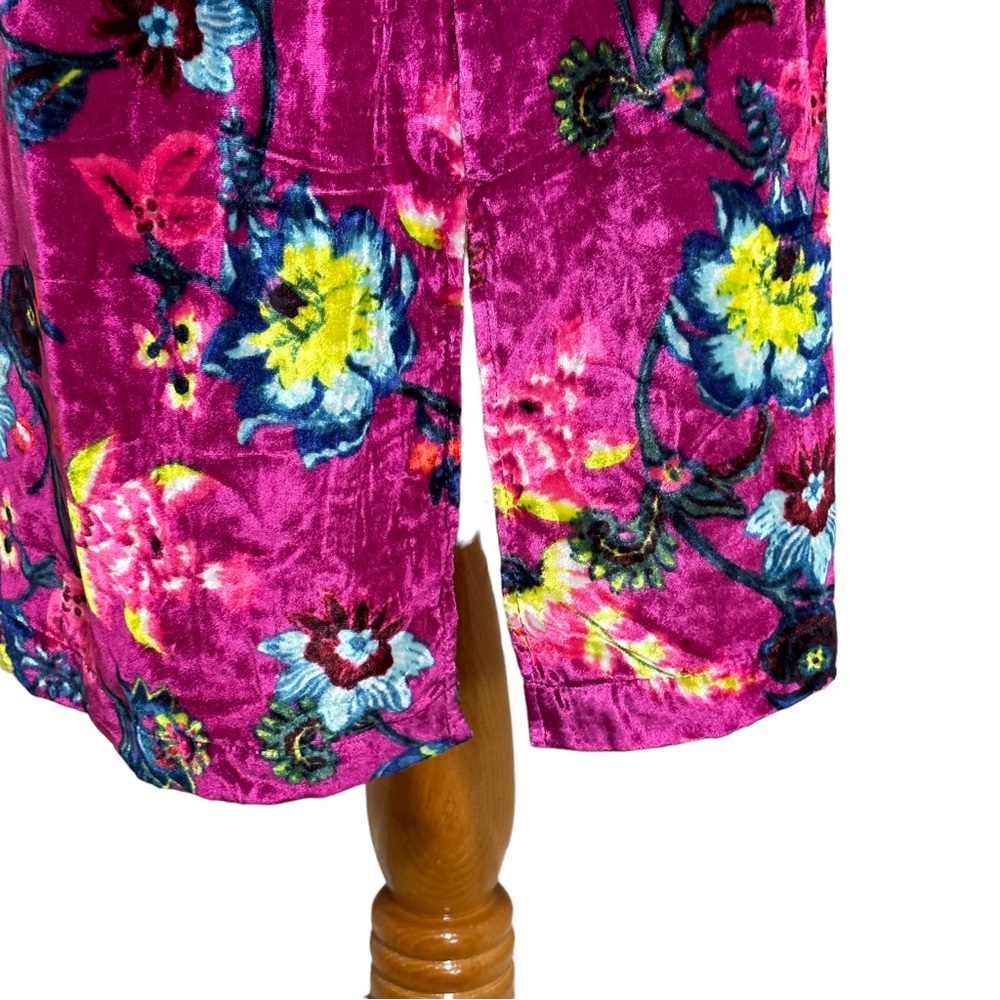 Anthropologie Shania Velvet Slip Floral Dress Sz Small New NWT - Picture 7 of 10